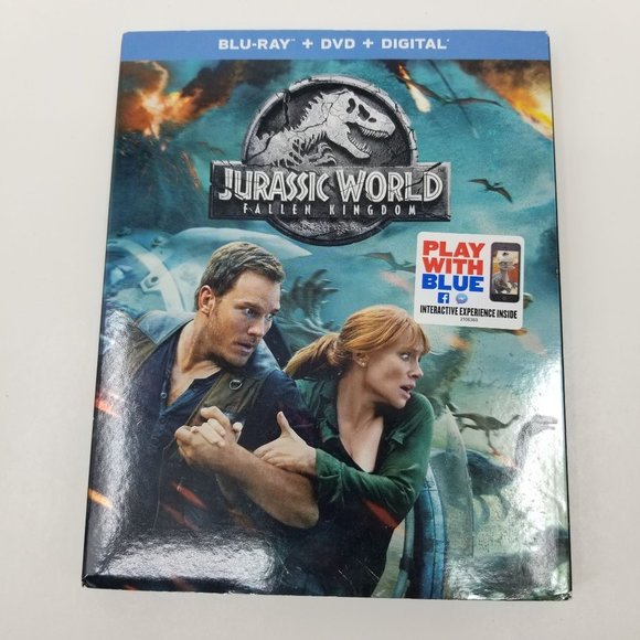Jurassic World Fallen Kingdom 2 DVD Blu Ray Bundle - Picture 4 of 6